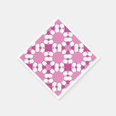 Roze 1 servet (Hoek)