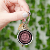 Roze 1 sleutelhanger (Hand)