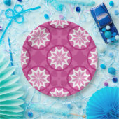 Roze 1b papieren bordje (Feest)