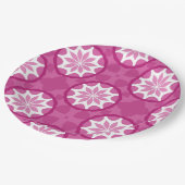 Roze 1b papieren bordje (Gekanteld)