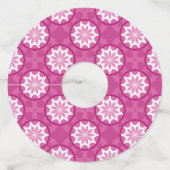 Roze 1b wijnglaslabel (Achterkant)