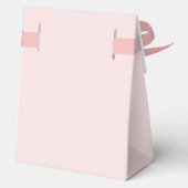 Roze 1e verjaardag bedankdoosjes (Achterkant)