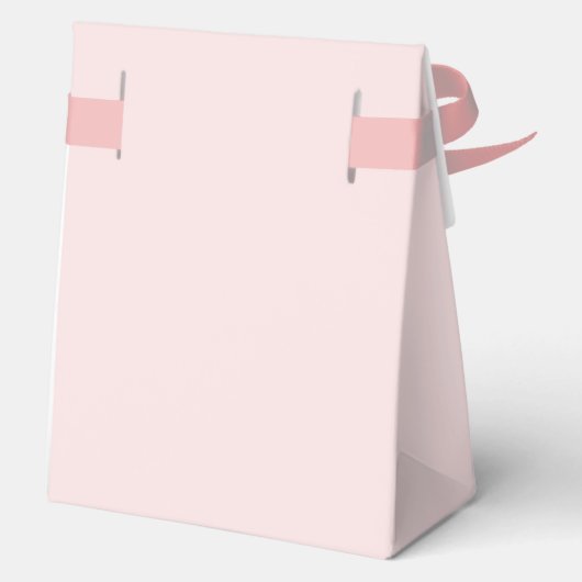 Roze 1e verjaardag bedankdoosjes (Achterkant)