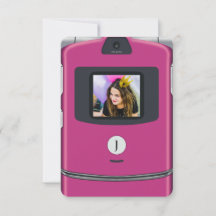 Roze 2000s Flip Telefoon Verjaardag