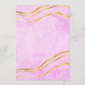 Roze 2022 Agenda Uw Logo bedrijf Programmakaart (Achterkant)