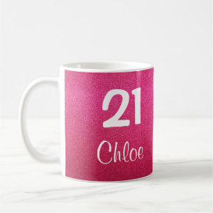 Roze 21e Birthday Mok ()