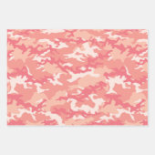 Roze 2 Camo Camouflage Inpakpapier Vel (Voorkant)