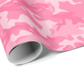 Roze 2 Camouflage-verpakkingspapier Cadeaupapier (Rol Hoek)