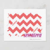 Roze 2 van de zigzag briefkaart (Voorkant)