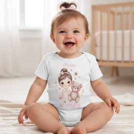 Roze 2e Beer Verjaardag Meisje Peuter T-shirt