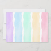 Roze 2e verjaardag Donut Party Foto Kaart (Achterkant)