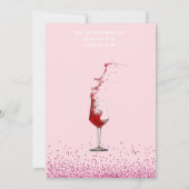 Roze 30 en uitnodiging van de partij van Fabulous  (Achterkant)