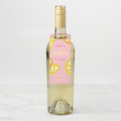 Roze 30e Verjaardag Mexicaanse Adios 20s Favor Flessenhanger (Op fles)