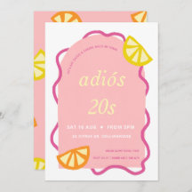 Roze 30e verjaardag Mexicaanse Adios 20s Party