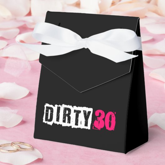 Roze 30e vuile Dertigste Meisjespartij Bedankdoosjes (Huwelijk)