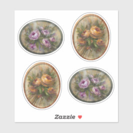 Roze 315 Rozen Sticker