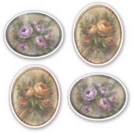 Roze 315 Rozen Sticker