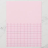 Roze 3411298 Grafiekraster Schrijven en tekenen (Voorkant)