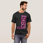 Roze 37 jaar 37e verjaardag 1985 t-shirt (Voorkant volledig)
