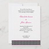 roze 3 aces uitnodiging voor het bruiloft vegas (Achterkant)