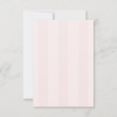 Roze 3 foto's Coquette Bow Afstuderen Aankondiging (Achterkant)
