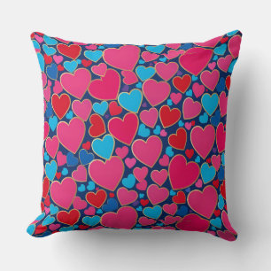 💗 Roze 3D Hart Kamer Decoratie Accent Cadeau 💗 Kussen