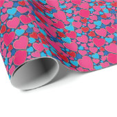 💗 Roze 3D Hart Valentijn Cadeaupapier Stijl 💗 (Rol Hoek)
