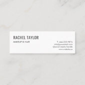 Roze 3D Hot Make-up Visitekaartje (Achterkant)