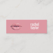 Roze 3D Hot Make-up Visitekaartje (Voorkant)