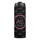 Roze 40 en geweldige verjaardag thermosbeker (Voorkant)