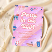 Roze 4 juli verjaardag All American Girl Kaart