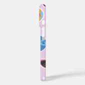 Roze 50s Diner Vibes Case-Mate iPhone Case (Achterkant / Links)