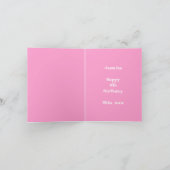 Roze 5 kaart (Binnen)