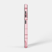 Roze 60's 70's Abstracte Patroonnaam Samsung Galaxy Hoesje (Rechterkant)