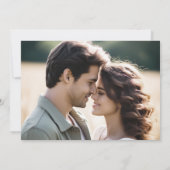  Roze 70s Daisy Foto Bruiloft Save the Date Kaart (Achterkant)