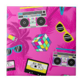  Roze 80's Tegeltje (Voorkant)