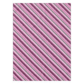 Roze 8 bit Love Hearts Tafelkleed (Voorkant)