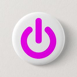 Roze Aan-schakelaar Ronde Button 5,7 Cm