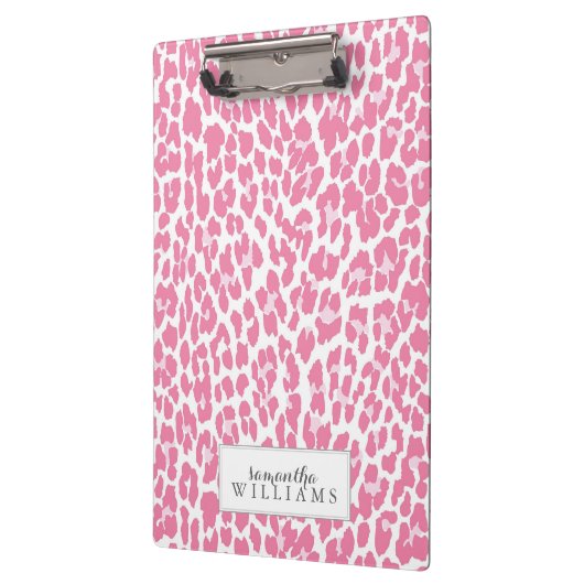 Roze, aangepast luipspatroon klembord (Links)