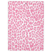 Roze, aangepast luipspatroon klembord (Achterkant)