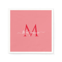 Roze, aangepast Monogram