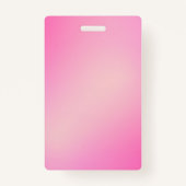 Roze Aangepaste Gepersonaliseerde Badges Naam Tag  (Achterkant)