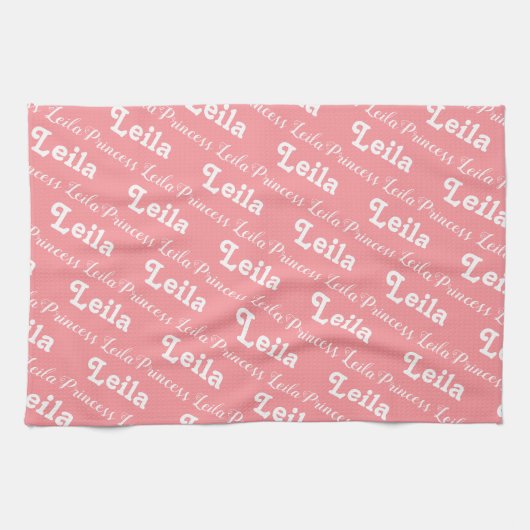 Roze Aangepaste handdoek (Horizontaal)