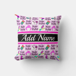  ROZE AANGEPASTE KAPPER EN SCHOONHEIDSSPECIALIST KUSSEN