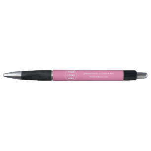 Roze aangepaste Logo Modern minimalistisch bedrijf Pen