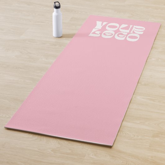 Roze Aangepaste Logo Promotiebedrijf Yogamat (In situ)