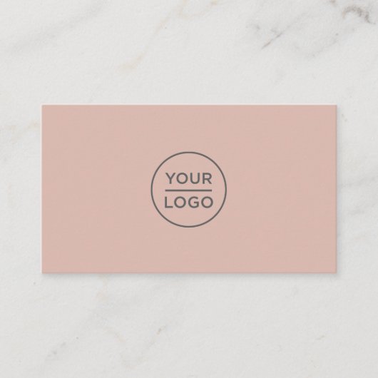  roze aangepaste logo vrouwelijke visitekaartjes (Voorkant)