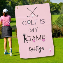 Roze Aangepaste Moderne Golf is Mijn Game Persoonl