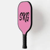 ROZE AANGEPASTE MONOGRAM ROZE PICKLEBALL PADDLE (Links)