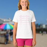 Roze aangepaste naam